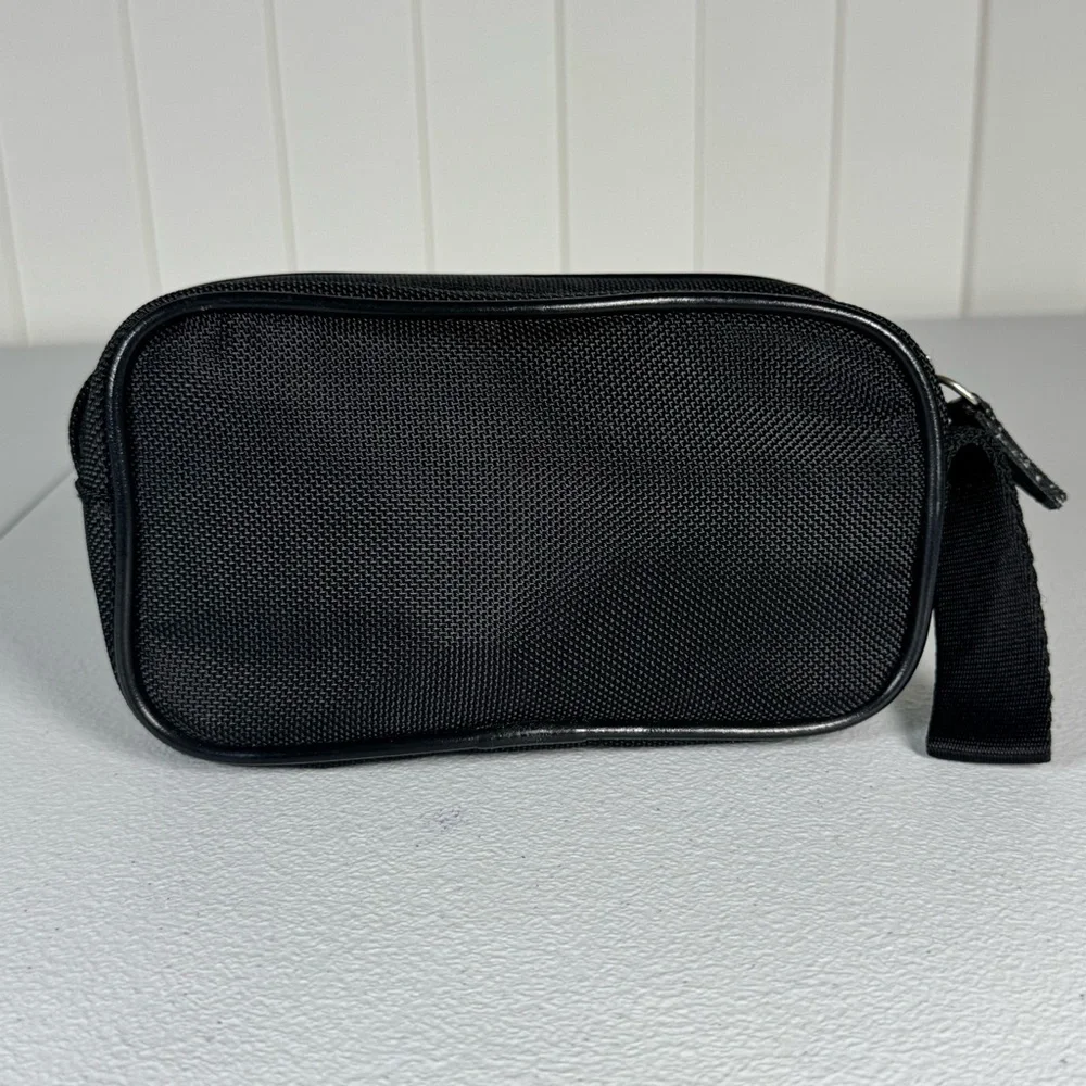 Ermenegildo Zegna Black Toiletry Bag.
